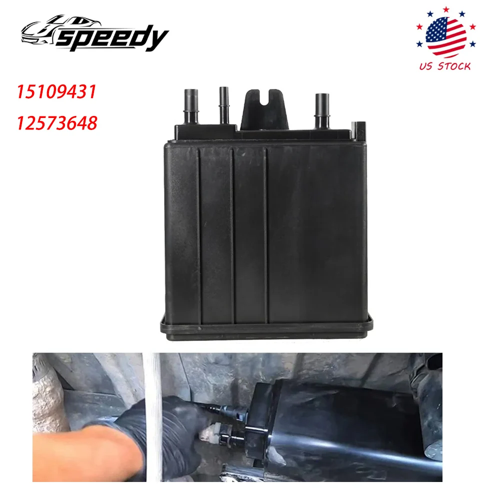 

Канистра пара 15109431 12573648 Подходит для автомобилей Cadillac Chevrolet и GMC 5,3 л 6,0 л 04-16 Черный Простота установки