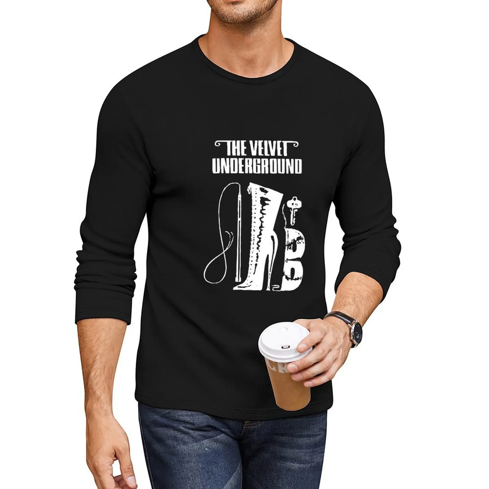 

THE VELVET UNDERGROUND LOU REED ANDY WARHOL MICHAEL LEIGH Long T-Shirt sublime t shirt man clothes big and tall t shirts for men