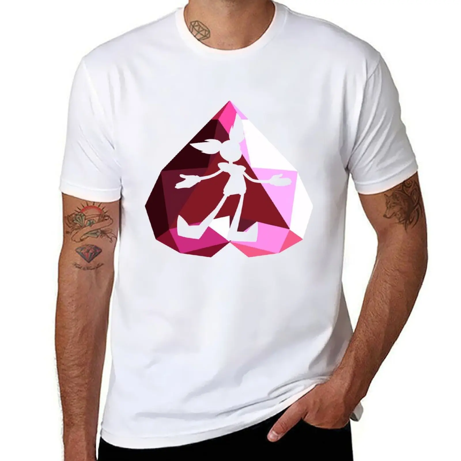 

Футболка Spinel, мужская футболка с рисунком, футболка с аниме, футболка