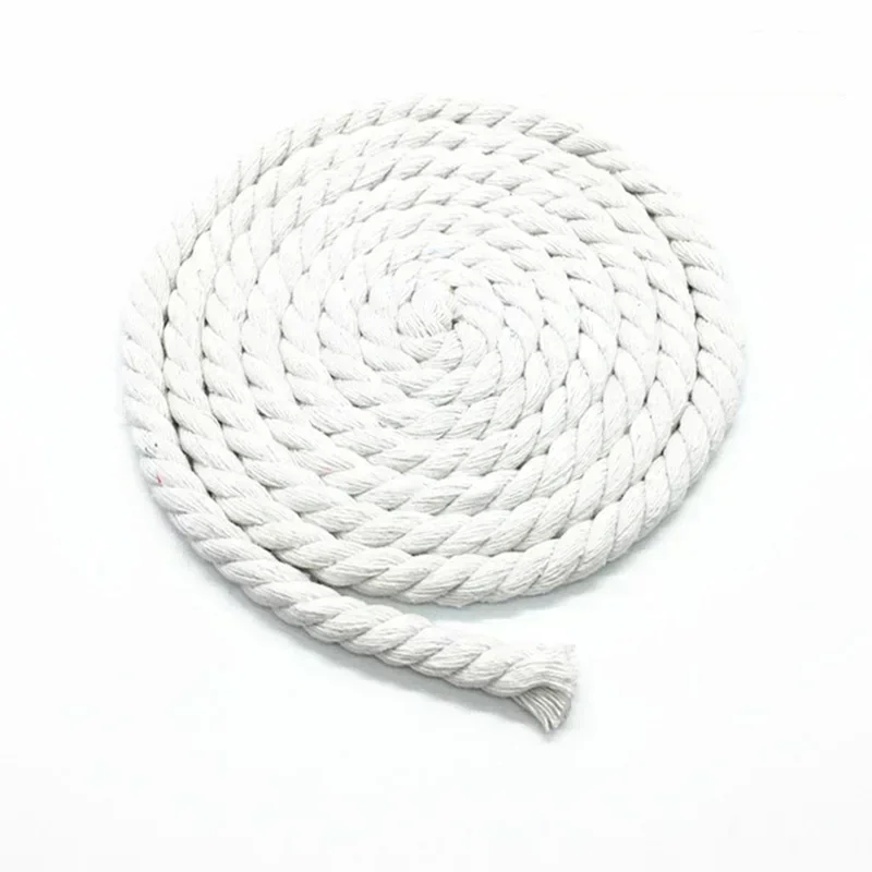 2 Meter 5–20 mm, 3 Aktien, Makramee-Baumwollseil, geflochten, gedrehte Schnur, DIY-Dekoration, Seile, Tasche, Bastelschnüre, Nähzubehör