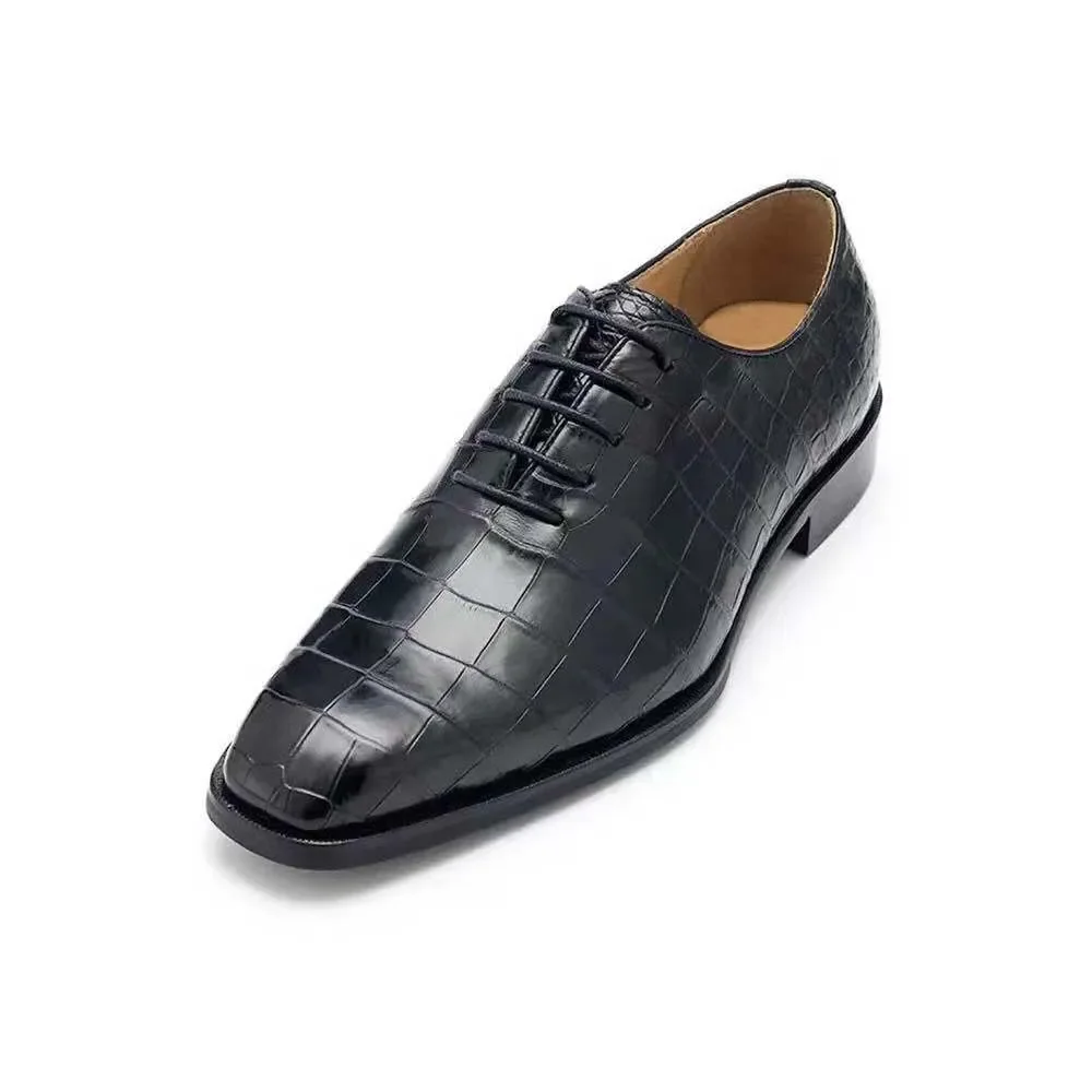 

hexiaofengdedian new arrival male formal shoes men crocodile leather shoes men crocodile shoes