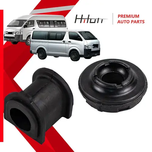 Eje estabilizador, buje de goma, barra de puntal de goma para Toyota Hiace Commuter Grandia GL Super Grandia GL 2005-2019