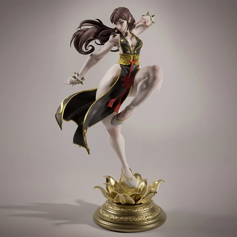 Jia ling bao Chun Li Resin Figure Miniature 1:12 Resin Model Kit Unpainted Plastic Model Kit A436