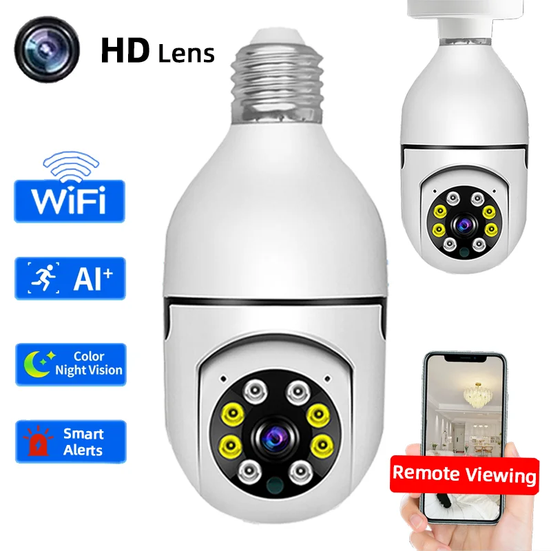 

HD-камера наблюдения, беспроводная Wi-Fi камера с наружным объективом, автоматическое отслеживание, аудио-видео, беспроводная PTZ-камера видеонаблюдения ﻿