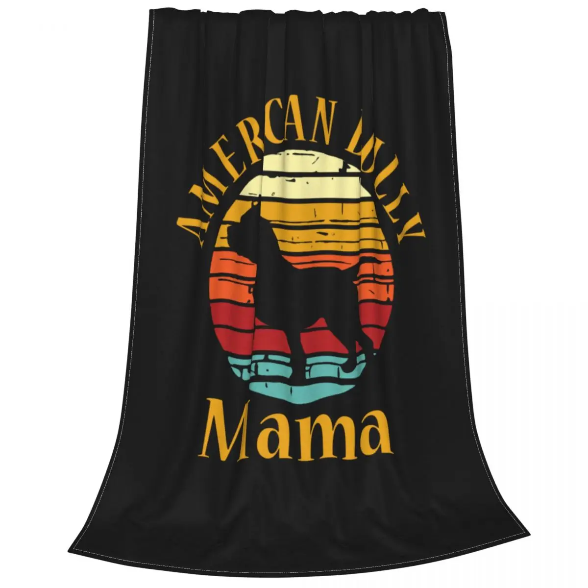 Bully American Mama Bulldog Mom Bull Dog Owner Ultra-Soft Micro Fleece Blanket High-Quality