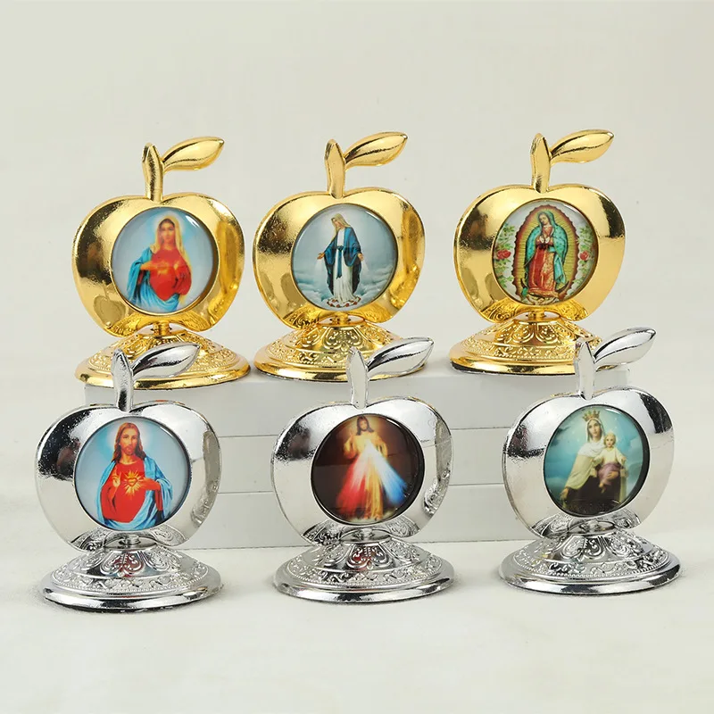 

Retro religious Maria angel elliptical family decoration item for desktop office craft piece