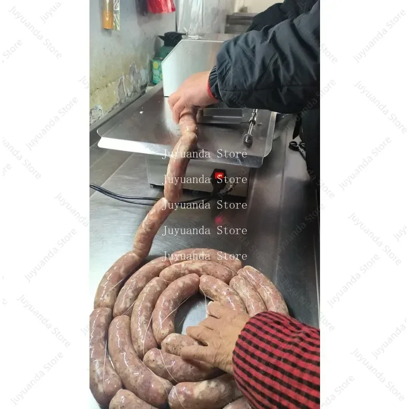 Automatic Electric Sausage Tying Machine Commercial Home Sausage Linker Hot Dog Segmentation Binding Equipment