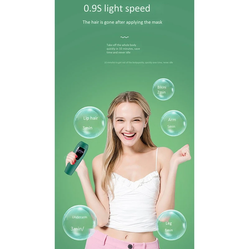 N85R-IPL Hair Removal For Women And Men Permanent Painless Hair Removal System 500,000 Flashes Hair Remover Treatment