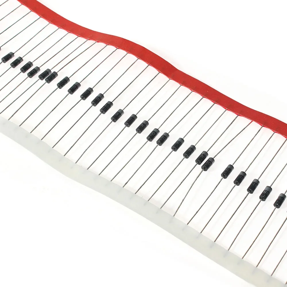 100 teile/los Neue 1N4007 4007 1A 1000 V DO-41 Gleichrichter Diode Original