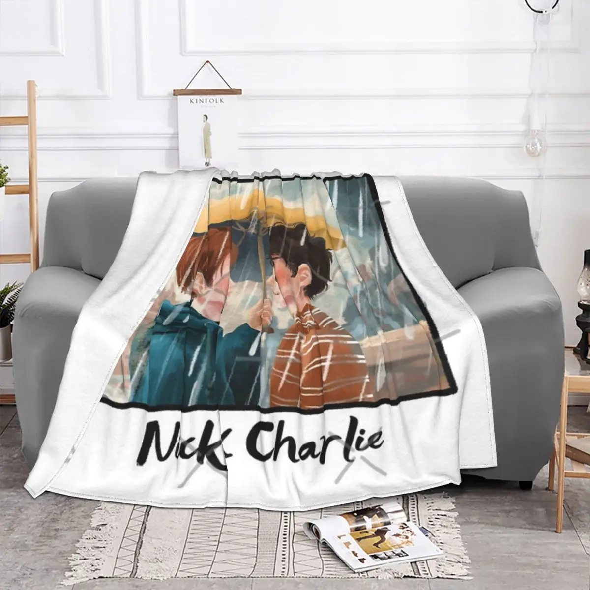 Heartstopper - Nick And Charlie Four Seasons Universal Blanket Office Can Be Laid Mother's Day Gift