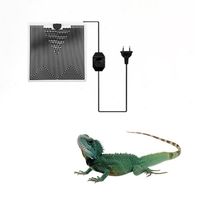EU plug 220V Graphene Reptiles Heating Mat Climbing Pet Warm Pads with Temperature Controller 5W/7W/14W/20W