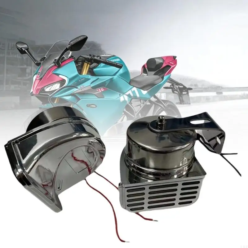 2026 New Premium Vehicle Horn 12V 24V High Low Tone 120dB Stainless Steel Standard Fit view 5