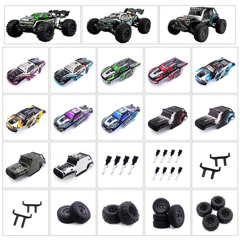 

Remote Control Car Shell Body and Tire RC Trucks Body Shell for RC SCY 16101 16102 16103 RC Car Upgrade Parts