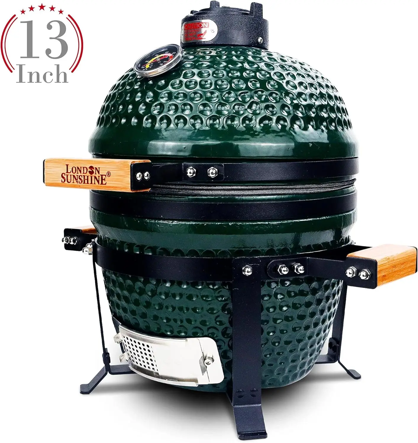 BBQ Kamado Griller - Portable Tabletop The Cadet Series Smoker