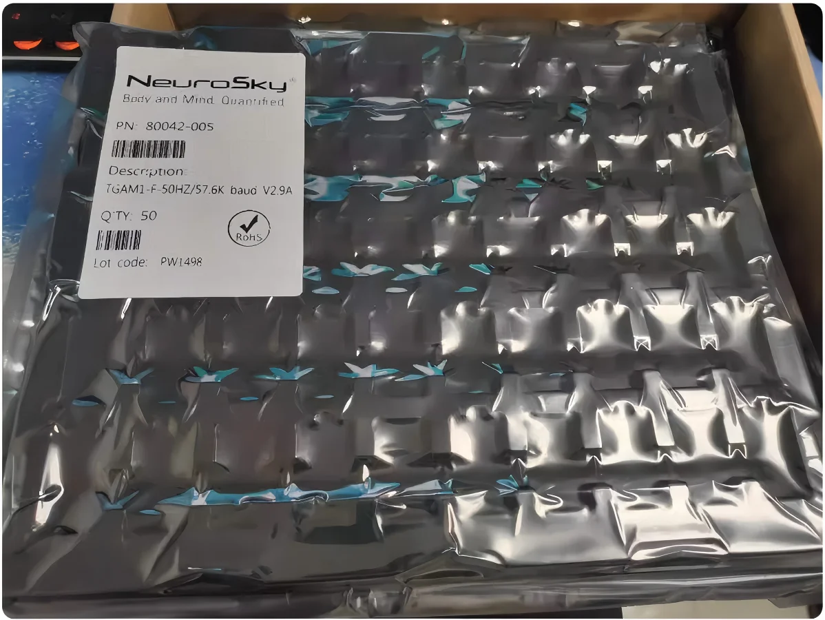 Kit de desenvolvimento de módulo tgam, faixa de cabeça de ondas cerebrais, sensor eeg, saída de dados mindwave arduino python matlab unit