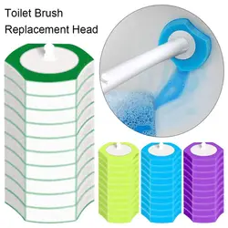 Lemon Lavender Scent Sponge Water-Soluble Toilet Brush Head Clean Brushes Toilet Cleaning Disposable Replacement Head