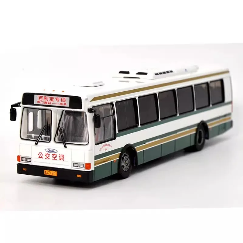 AUTD GLIMPSE Diecast 1/64 Fulai Xibao Baileibao City Bus Versão de ar condicionado Modelo de liga Carros Veículos de jogo colecionáveis