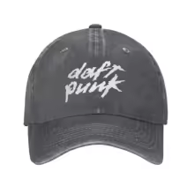 Gorra de béisbol informal Daft Punk con escritura blanca, gorra de camionero para deportes al aire libre, gorras de béisbol de calle Unisex de alta calidad para adolescentes - AliE foto 7