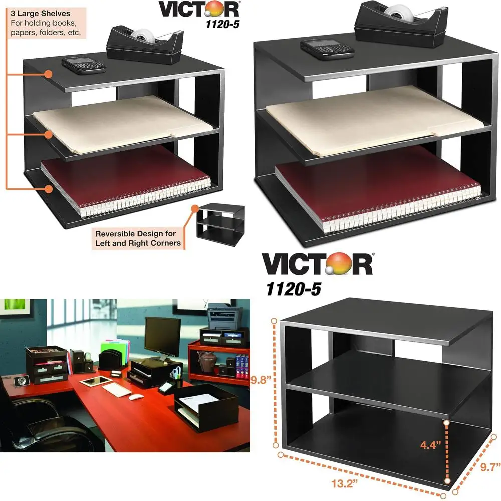 

High-Quality Black Shelving Unit