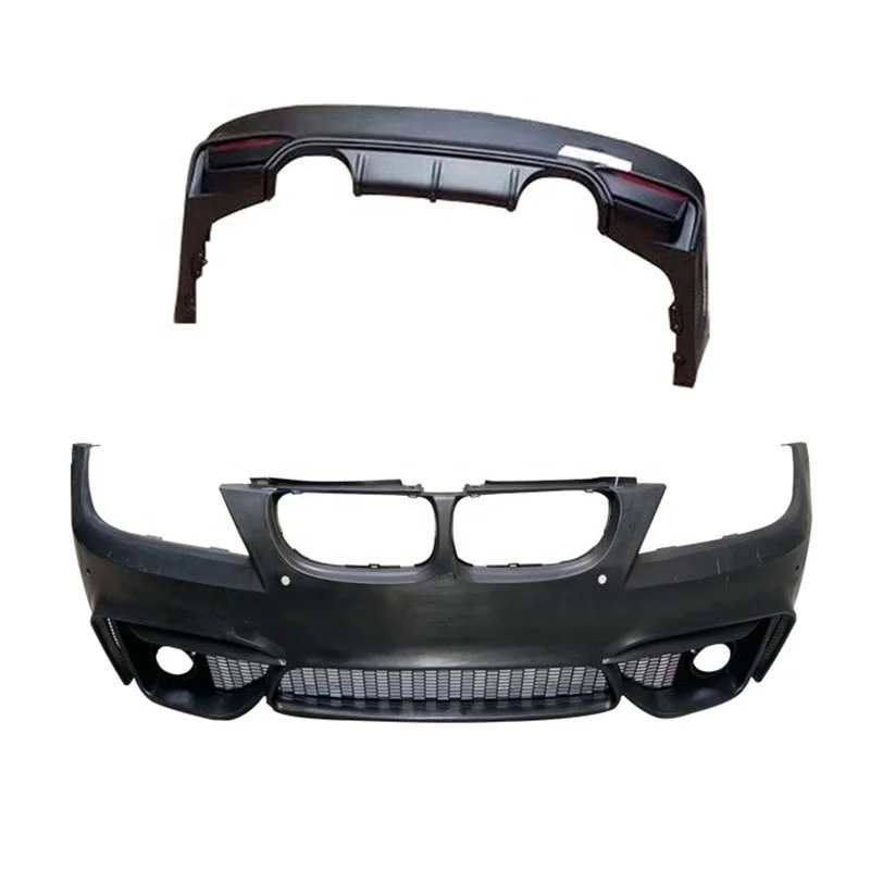 Factory Price For BMW 3 Series E90 Modified M style front bumper with grill for BMW Body kit car bumper 2005-2011