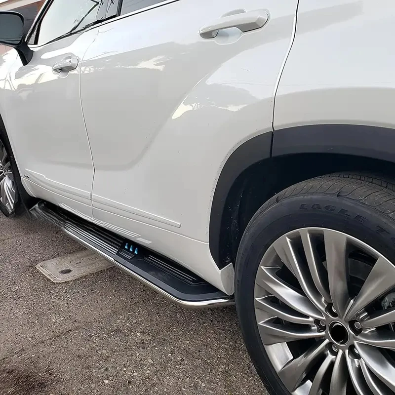 Heavy Duty 5.5 Stainless Steel Running Boards Side Step Pedals Compatible With 2021-2026 Vehicles