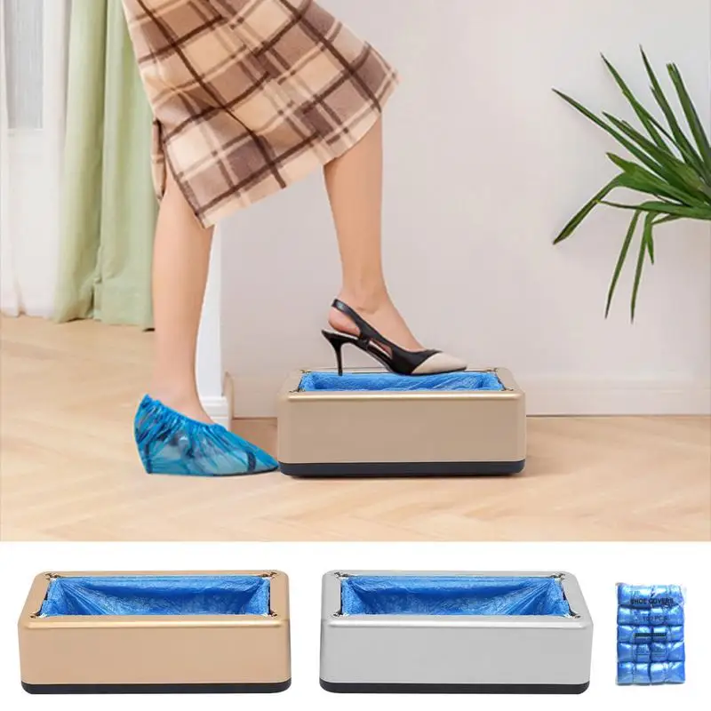 

Automatic Disposable Shoe Cover Dustproof Boot Covers Portable Shoes Covering Machine For Home Non Slip Shoe Cover Dispenser