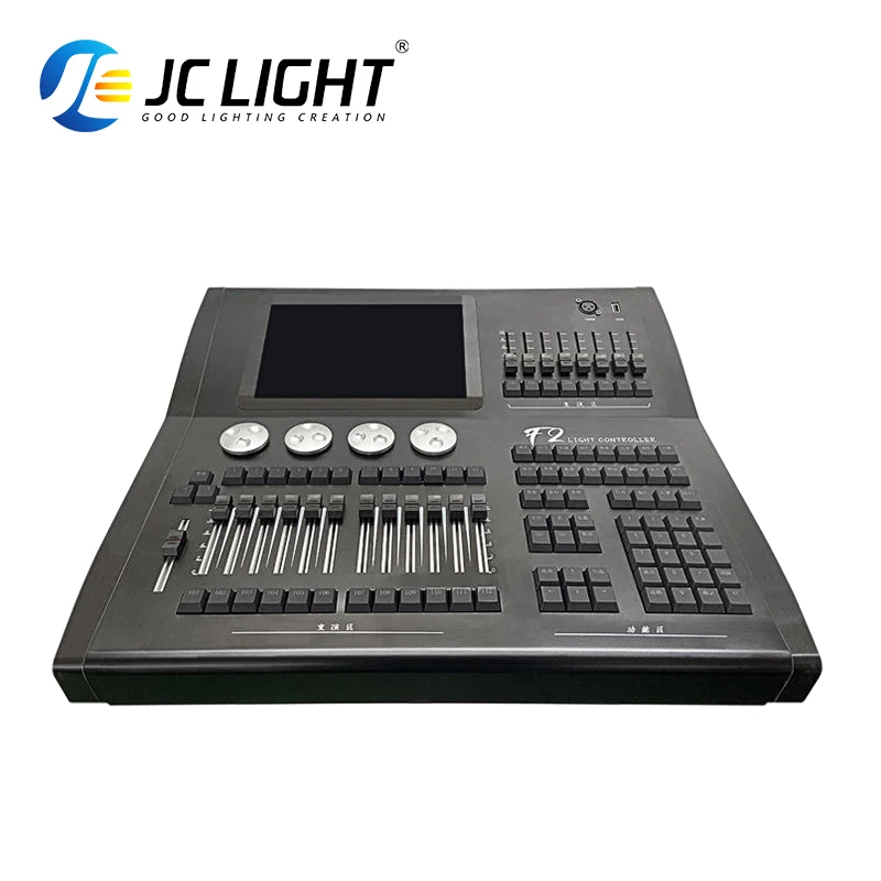 Professional Stage 2048 Dmx Channel Touch Screen DMX512 Controller F2 Lighting Console