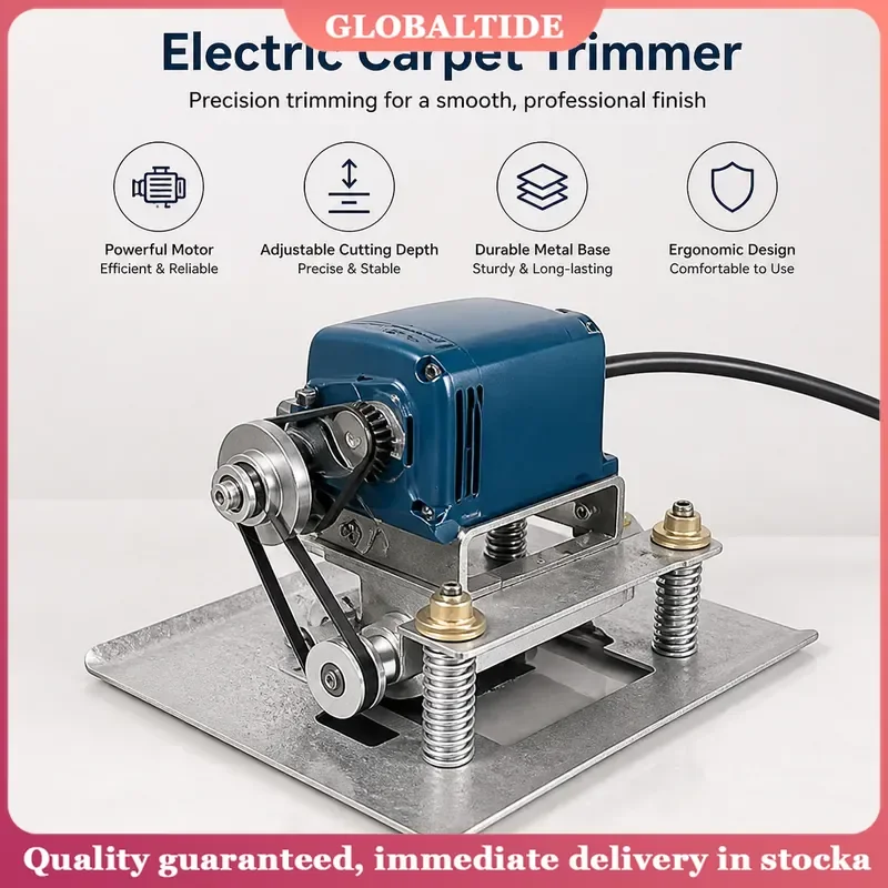 500W Portable Carpet Rug Shearing Machine Flat Trimmer for Flatten Rug High Density Cutting Tool 100V-240V Home Textile