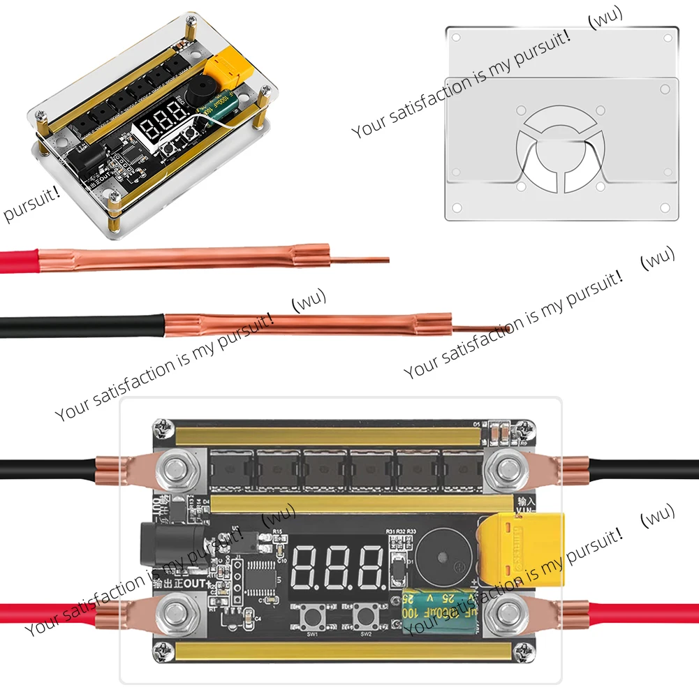 

GX591 DIY Spot Welder Set Support Welding 0.1mm-0.2mm Nickel Sheet 12V Spot Welder Control Board 18650 Battery Spot Welding Tool