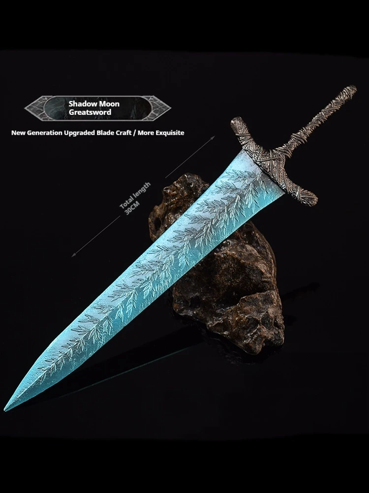 

Large Sword Metal Model Mini Alloy Ornament Collectible Desktop Decor Craft Toy For Game And Hobby Enthusiasts