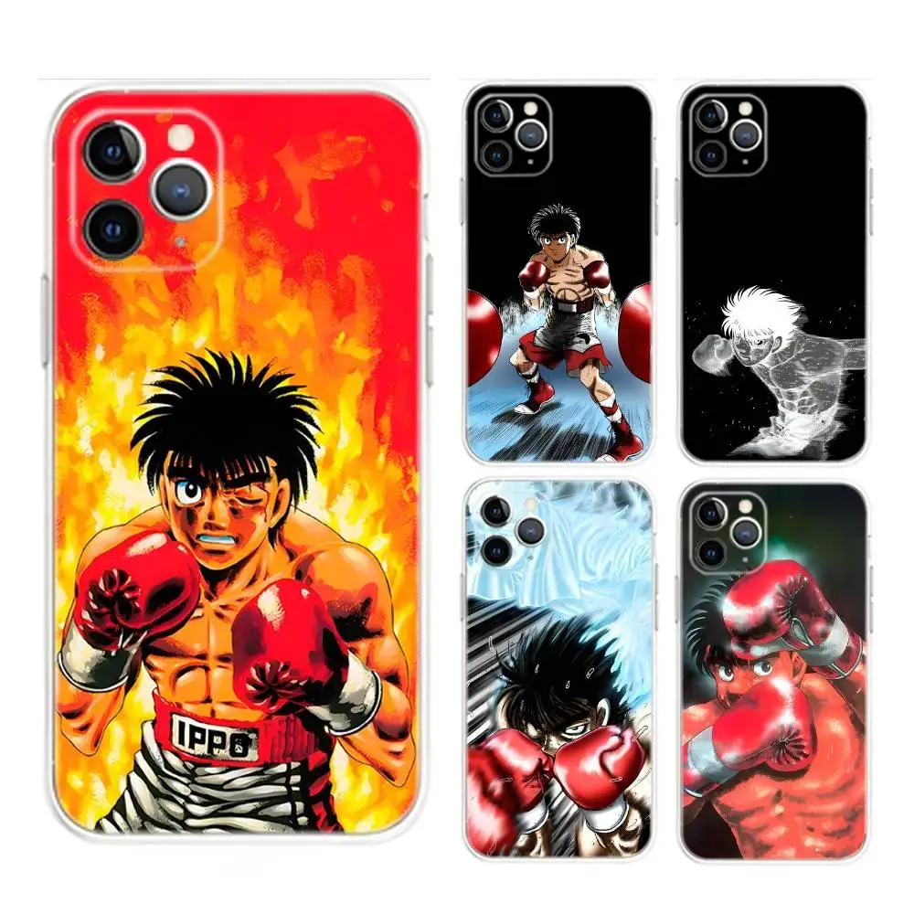

H-Hajime No Ippo Phone Case For iPhone 17,16,15,14,13,12,Mini,11,Pro,Max,Plus,Air,X,XR,XS,8,SE,2020, Transparent Cover
