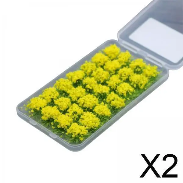 

Миниатюрные пучки травы и кустарники: материалы для DIY-проектов, декор для микроландшафтов, реквизит для железнодорожных моделей, масштабы 1:87, 1:35