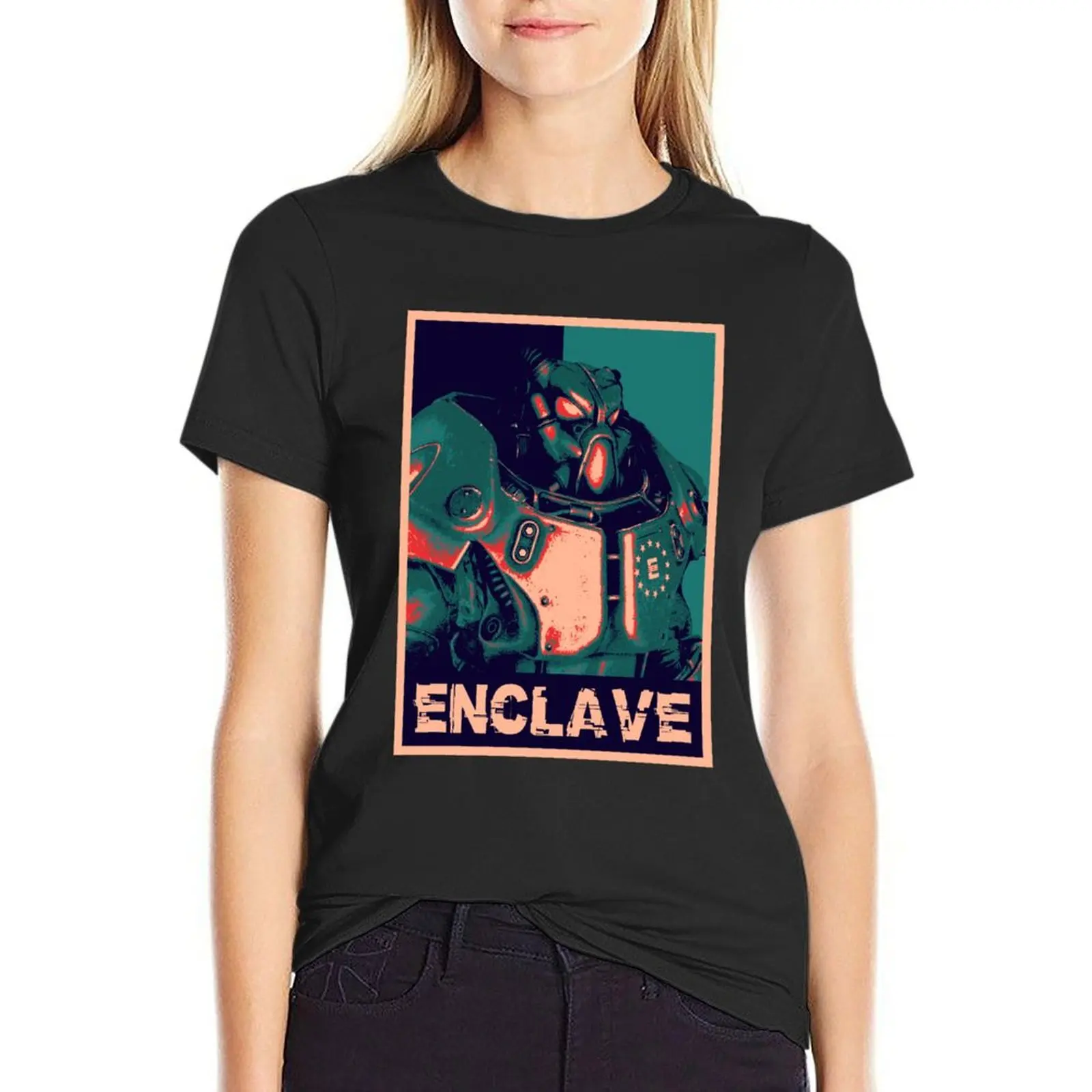 Enclave T-Shirt summer clothes cute tops oversized t-shirts for Women loose fit