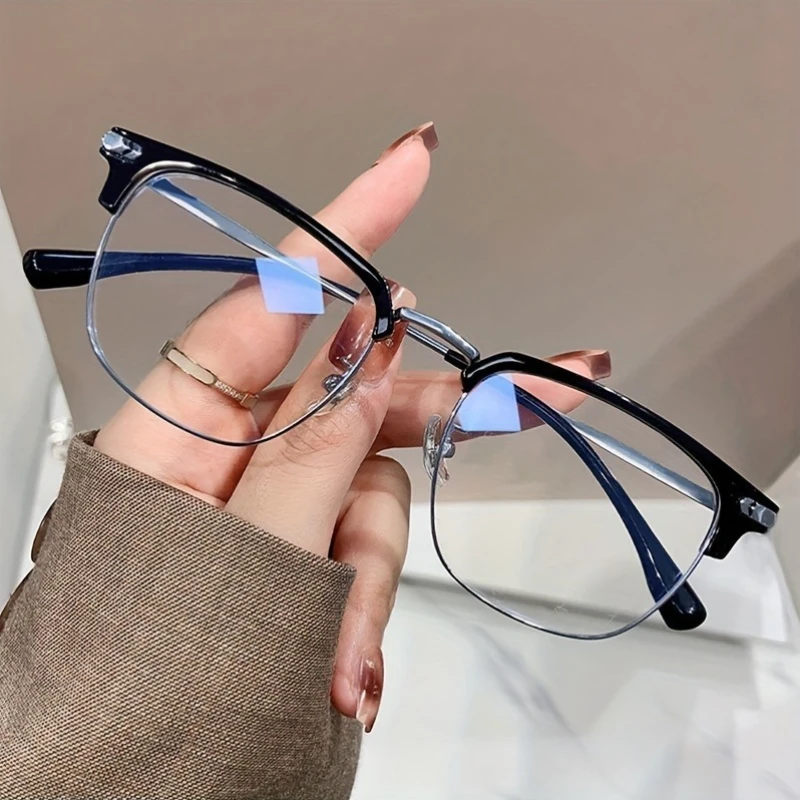 Halbrahmenbrille, die jedes Gesicht passt – Detail 4