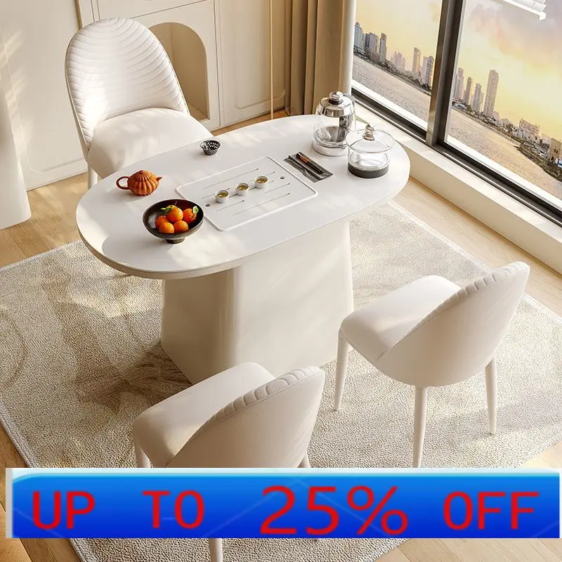 

Lhh light luxury small tea table kettle integrated set household modern simple tea table combination mobile