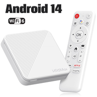 Smart TV Box H96 Max Allwinner H313 Android 14 TV Box Support 4K Wifi 6 BT 5.0 Voice Assistant Media Player Set Top Box 2GB 16GB