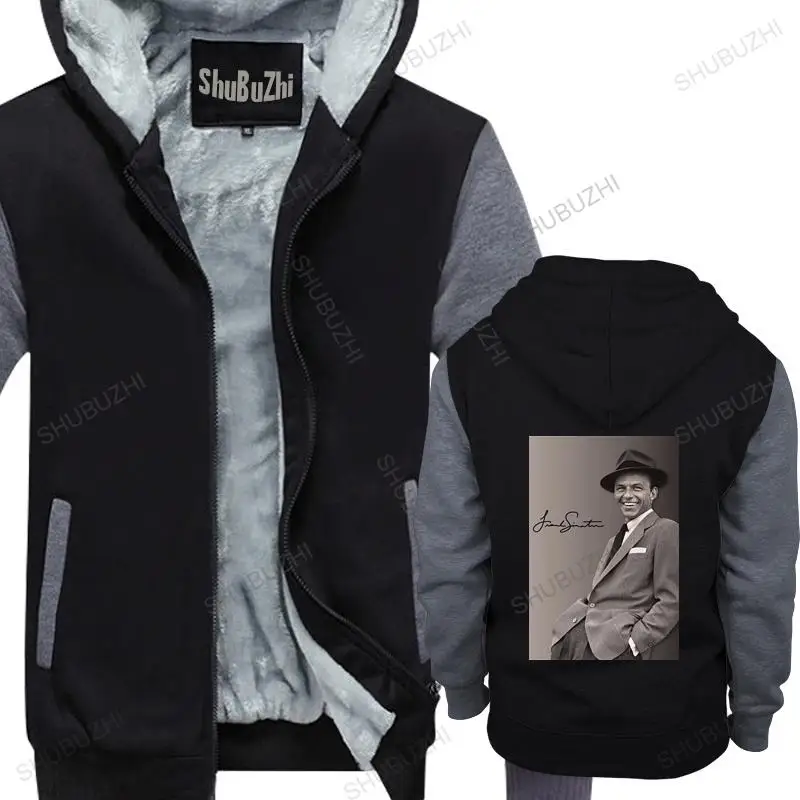 

Men streetwear hooded zipper Frank Sinatra Men jacket Casual Trendy Gift Music Singer Artist Birthday Actor mens fleece hoodies