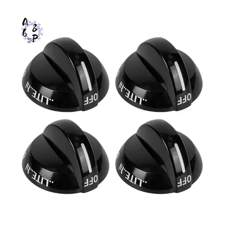 A68P-4 Pack 316220002 Range Burner Knob Replacement For Frigidaire Crosley Ranges Stove Knobs