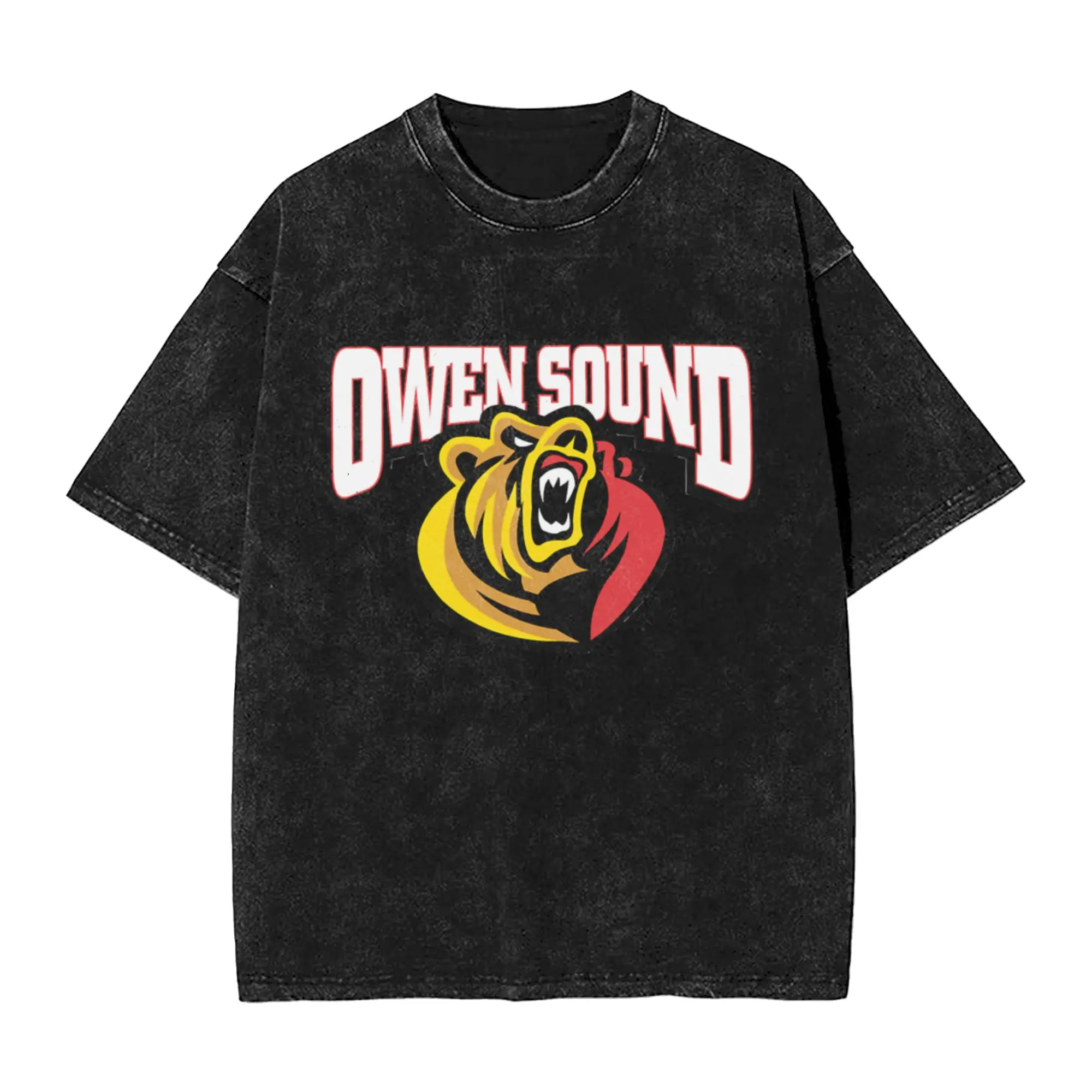 Owen Sound Attack Classic  Classic Stylish A T-Shirt Oversized Short Sleeve Men's Women's Cotton Tees Tops