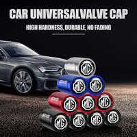 4Pcs Frosted Car Wheel Tire Valves Cap Dustproof Cover Accessories For Morris Garages MG MG5 MG3 MG4 MG6 MG7 X-Power Hector GT