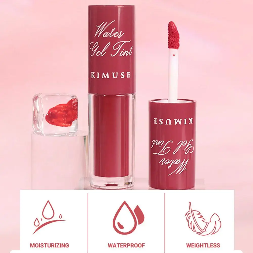 Lasting Sexy Mirror Water Lip Glaze Waterproof Moisturizing Lip Non-stick Stain Glossy Gentle Lipstick Waterproof Cup V6m9