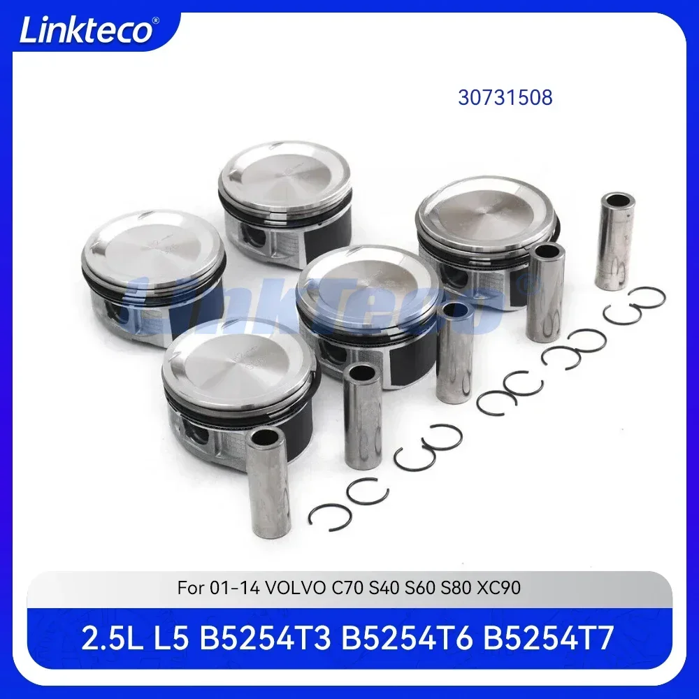 

Engine Part STD 0.5 83MM Piston Set Fit 2.5 L L5 GAS B5254T3 B5254T7 For 01-14 2.5L VOLVO C70 S40 S60 S80 XC90 30731508 31401697