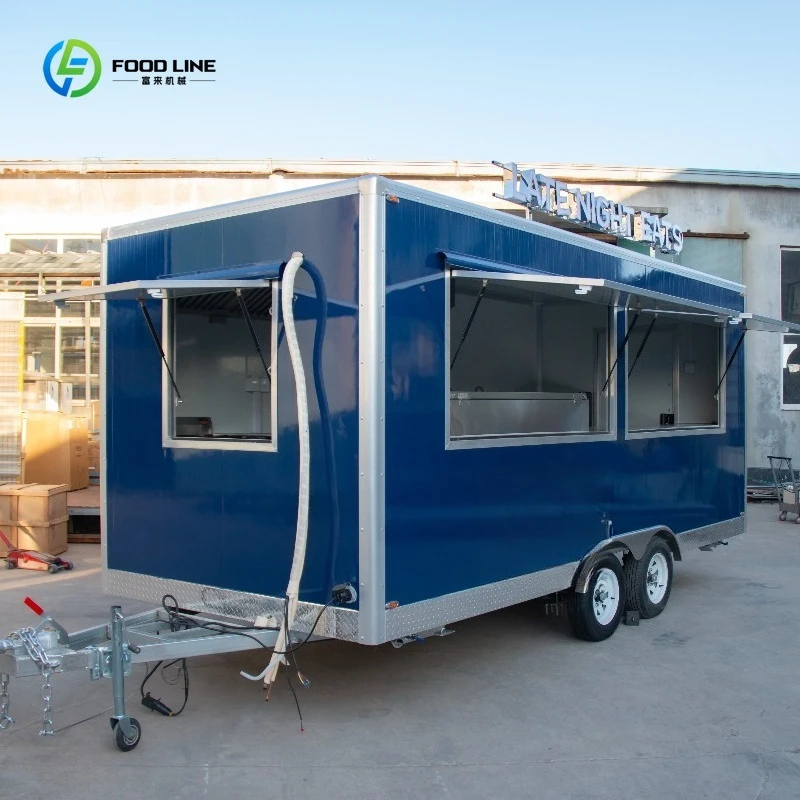 

Equip Trailer Food Fast Food Trailer ENCLOS TRAILER Food Cart with Fyer