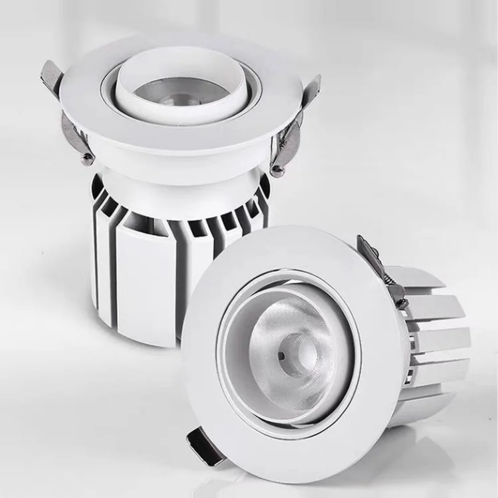 

Dimming LED spotlight with 80mm/95mm/115mm hole, high-power embedded room, shopping mall lighting decoration light
