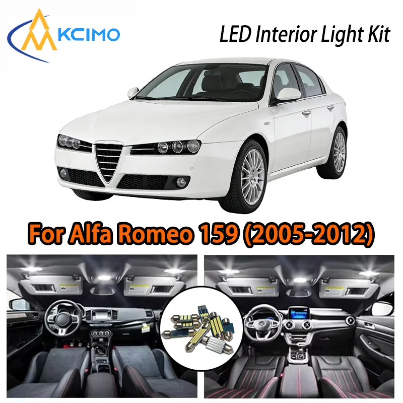 

KCIMO For Alfa Romeo 159 (2005-2012) Premium LED Interior Kit - 2 Colors , Quick Installation, Long-Lasting