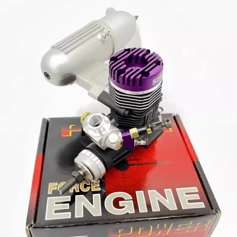 RC Aircraft Model Engine 52 Class Metal 8.5CC Methanol Engine Fixed Wing Model Remote Control Aircraft Engine Toy