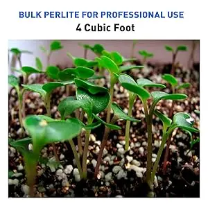 Supreme Perlite Coarse Horticultural Perlite 4 Cu Ft, Soil Aeration Potting Mix, Natural Growing Media for Indoor Outdoor Plants