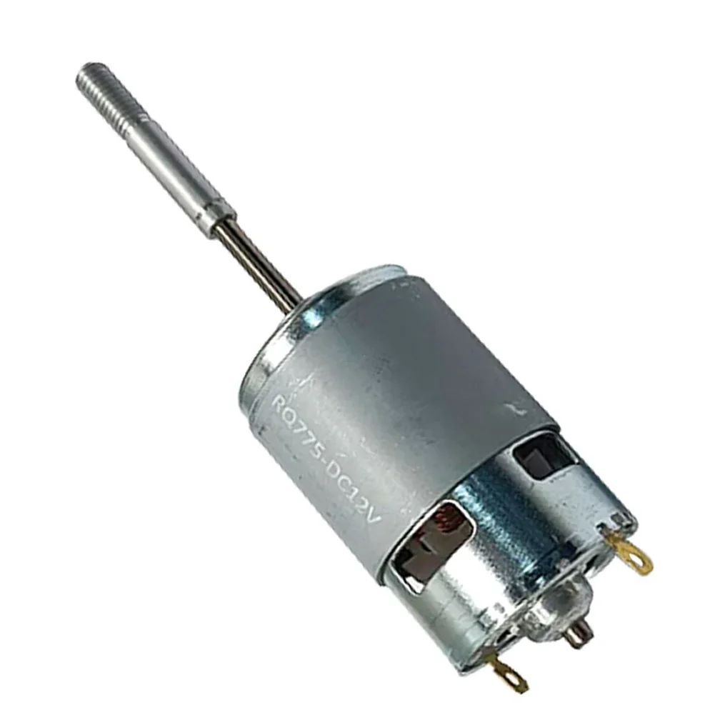 1pc DC 12V Electric Motor For Electric Fan 12V 775 Motor Long Shaft Motor Mini Motor DIY Electric Drill Power Tool