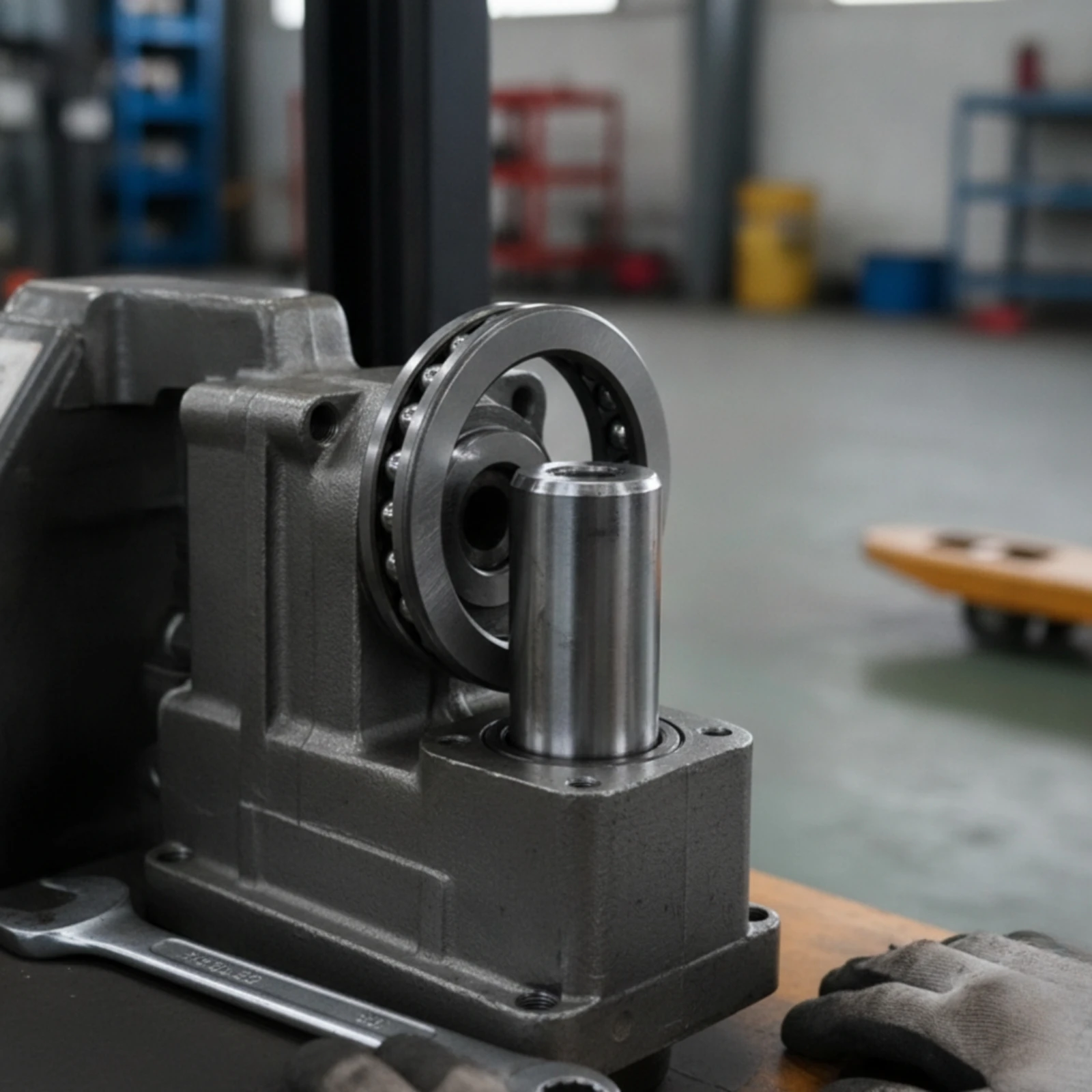 Metal Thrust Bearing Heavy-duty Pressure Ball Bearing Ring for Machinery Rebuild and Forklift Maintenance