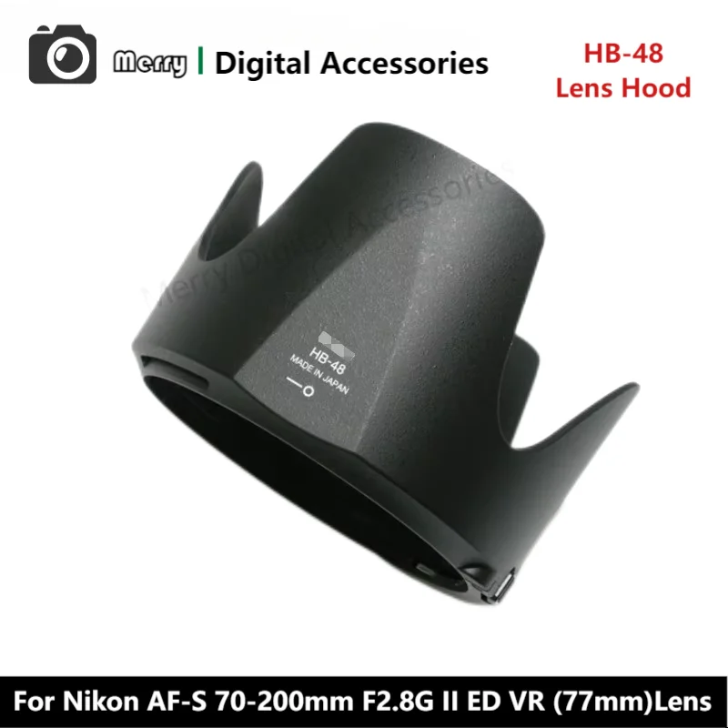 New Original Genuine Front Lens Hood HB-48 For Nikon AF-S NIKKOR 70-200mm F2.8G II ED VR (77mm)Lens 70-200\2.8G